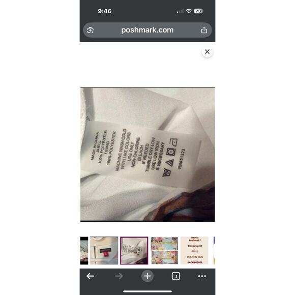 VINCE CAMUTO Vibrant Watercolor Flowers Blouse Size XL - Picture 7 of 7